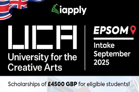 Study at UCA Epsom | 4,500 Scholarship + IELTS Waiver Available! - click on the banner to know more